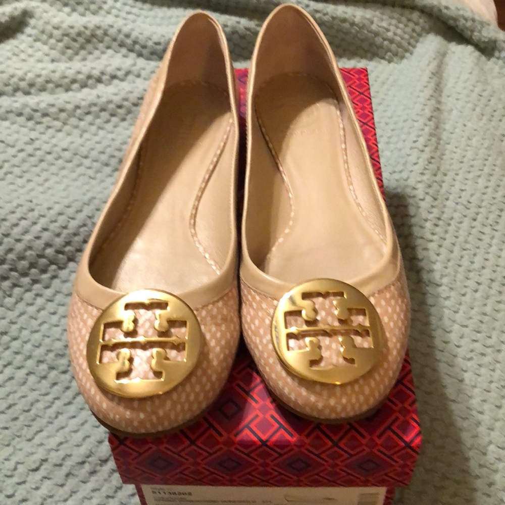 Tory Butch Reva Flats - Authentic
